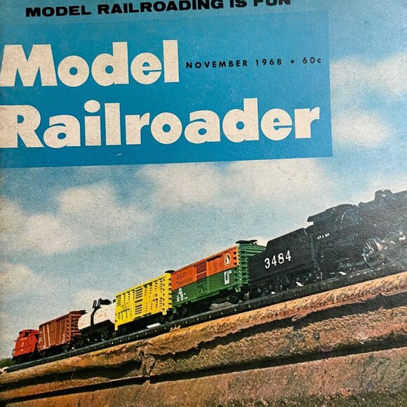 Model Railroader Magazine Back Issue November u 1968 Vol 35 No 11 Fort Dodge Lin - Picture 2 of 8